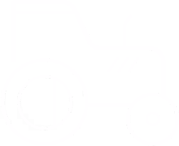 a black and white image of a tractor with a tire